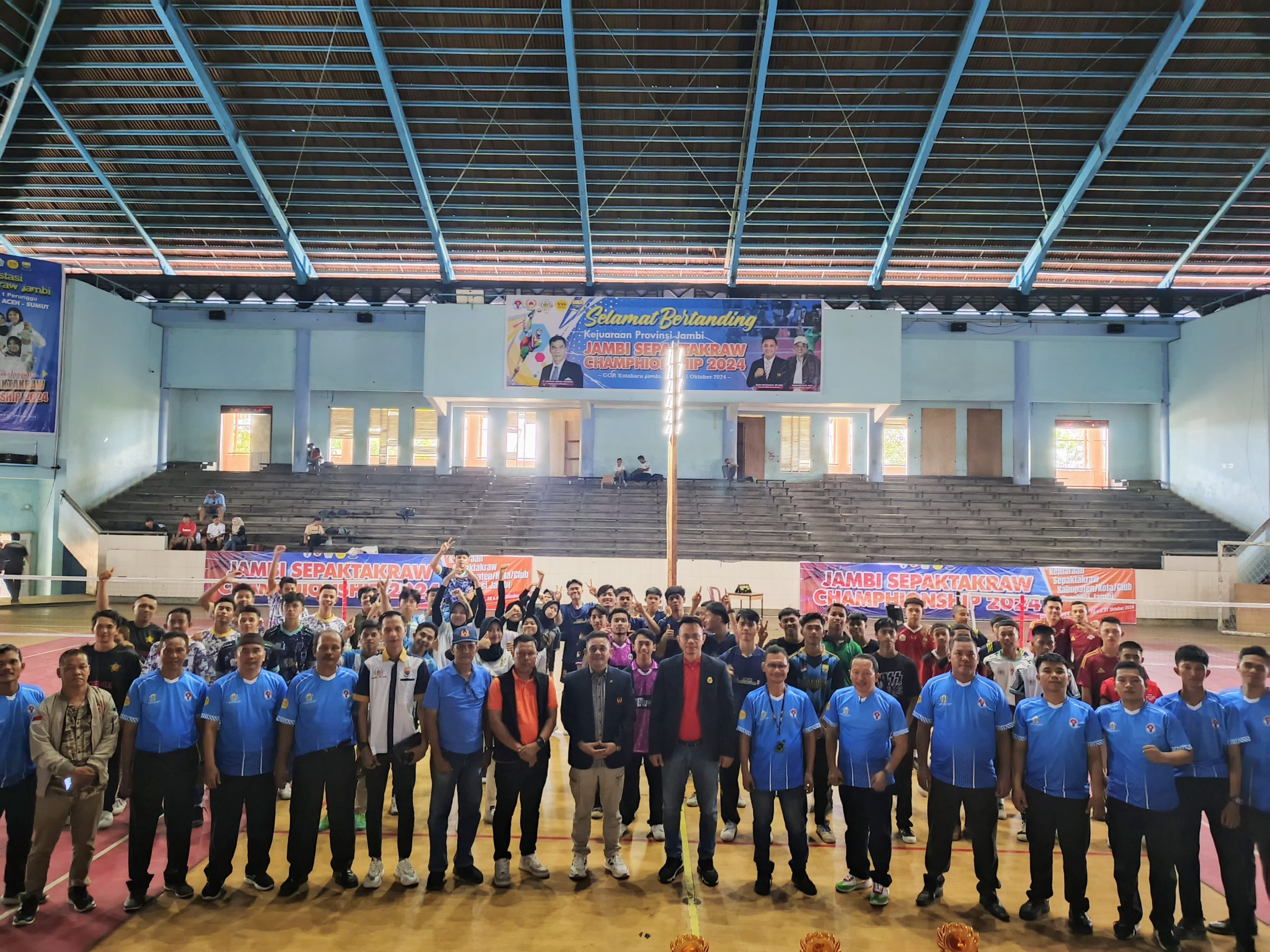 Pembukaan Kejuara Provinsi Jambi Sepak Takraw Champion Ship.