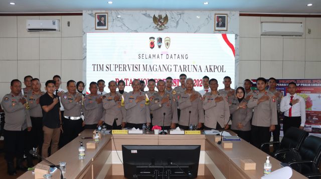 Waka Polres Sambut Tim Supervisi Taruna Taruni Tingkat IV Akpol Yang Magang di Polres Majalengka