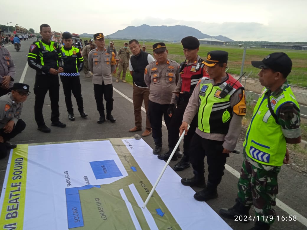 Pengamanan Ketat di Lokasi Sound Balap untuk Mencegah Gangguan Kamtibmas