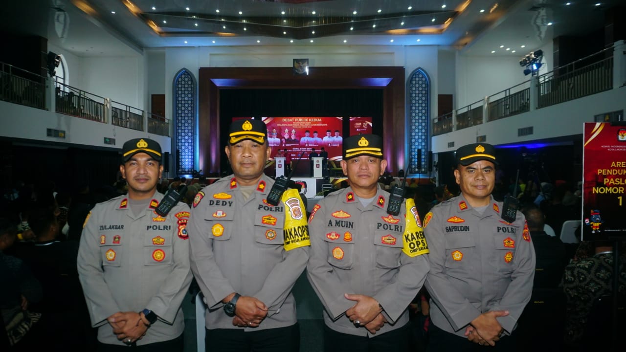 Polres Lhokseumawe Sukses Kawal Debat Publik Kedua dengan Pengamanan Ketat