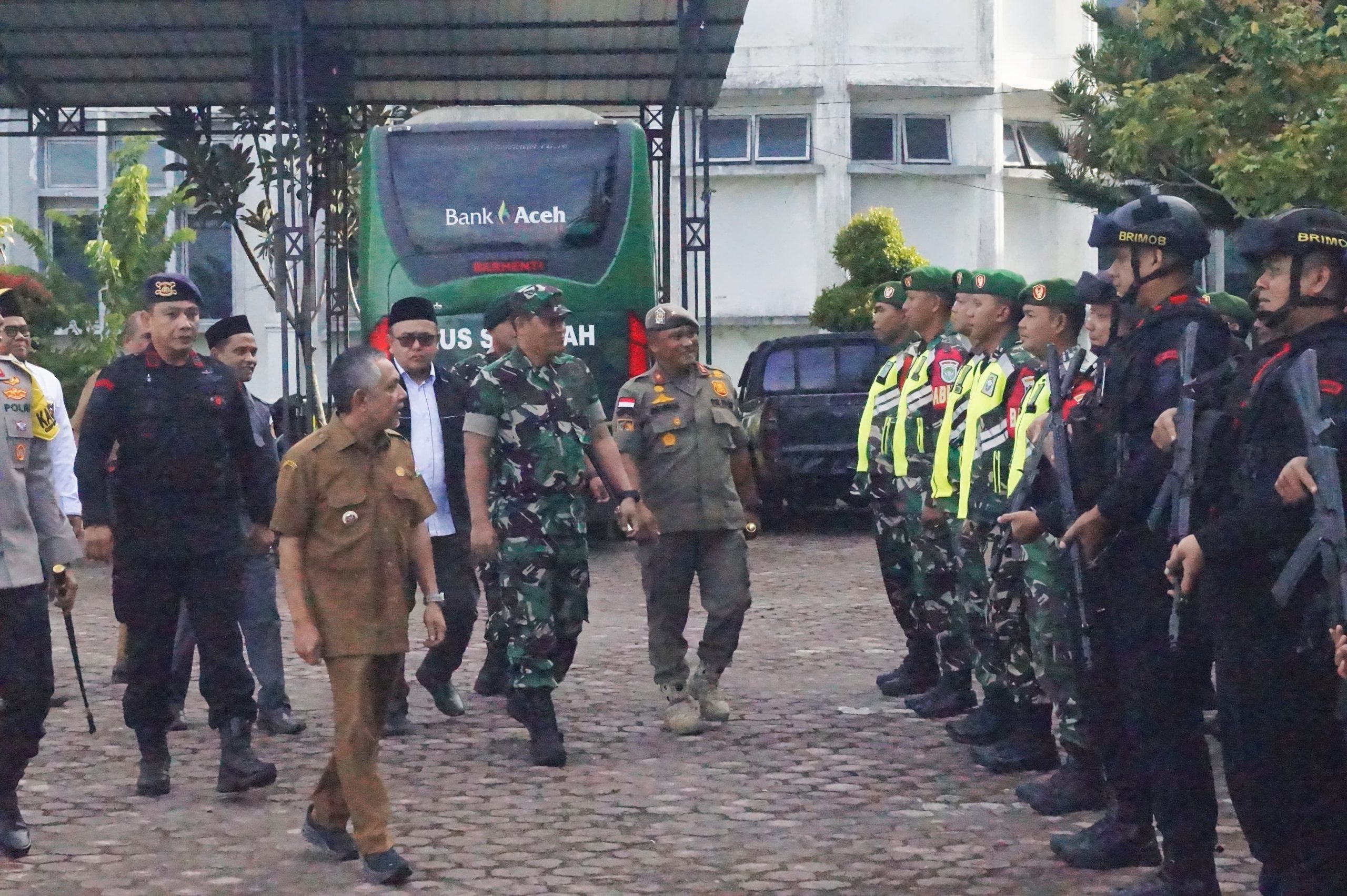 Dandim 0119/BM Hadiri Apel Gelar Pasukan Perlindungan Masyarakat