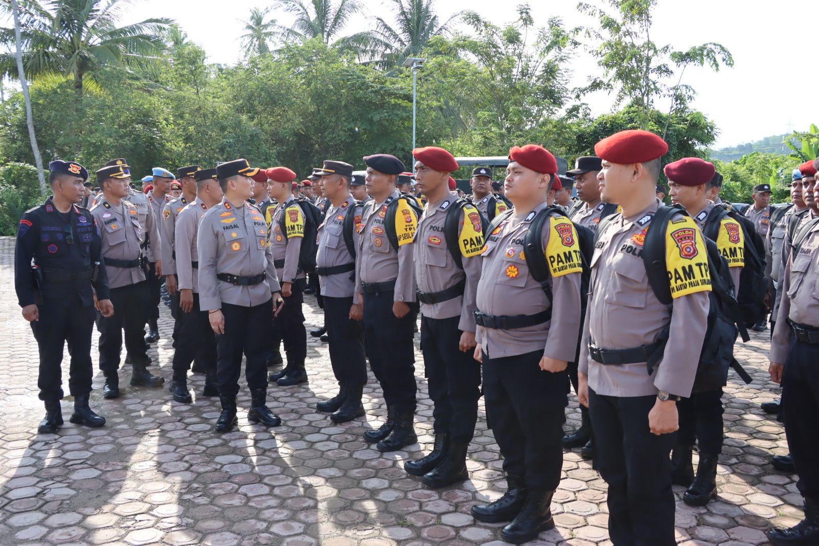 Apel Pergeseran Personel: Manifestasi Komitmen Polres Pidie Jaya terhadap Demokrasi Kondusif