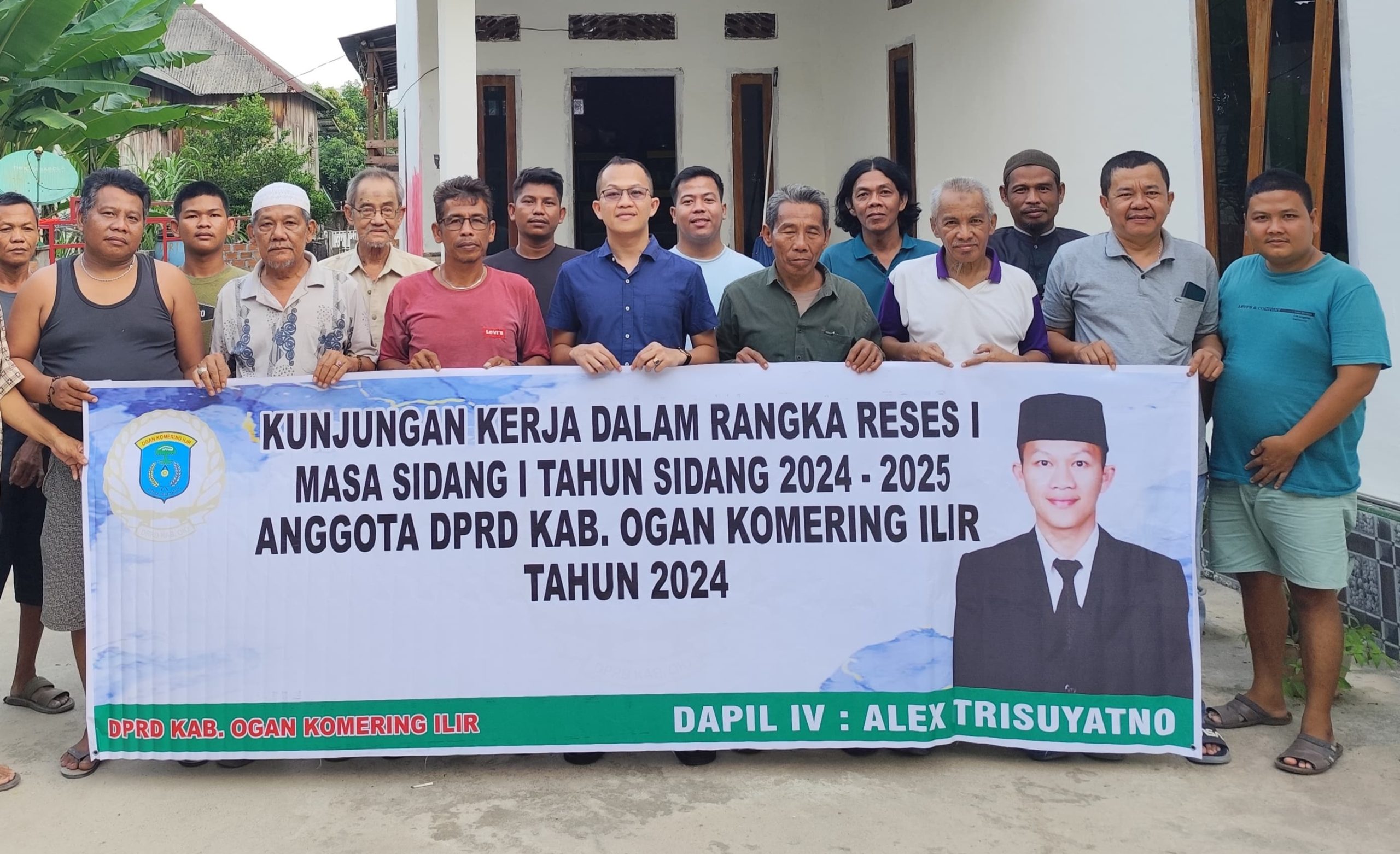 Anggota DPRD Kabupaten OKI.” Alex Trisuyatno Dari Partai Hanura Siap Perjuangkan Aspirasi Masyarakat Desa Talang Rimba