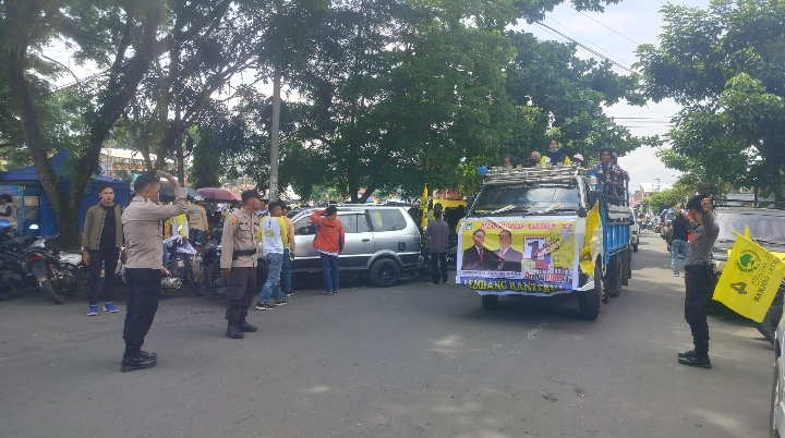 Polisi Sukses Amankan Kampanye Terbuka 2 Paslon Dalam Pilkada 2024 Kabupaten Toraja Utara