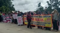 Warga Masyarakat Dari 4 Desa  Menolak Keras Pembangunan TPST