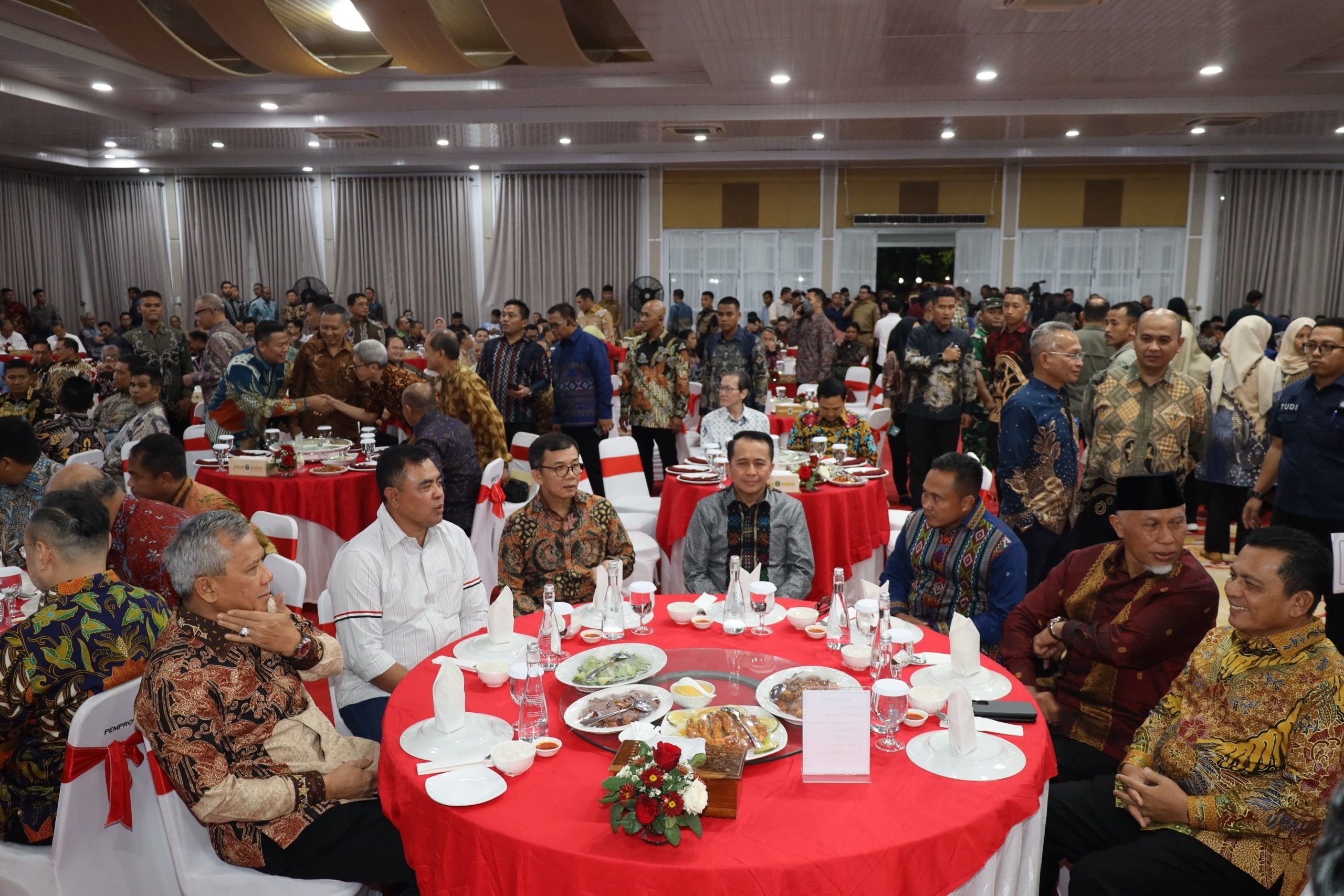 Danlantamal I Hadiri Undangan Malam Lepas Sambut Pangdam I/Bukit Barisan