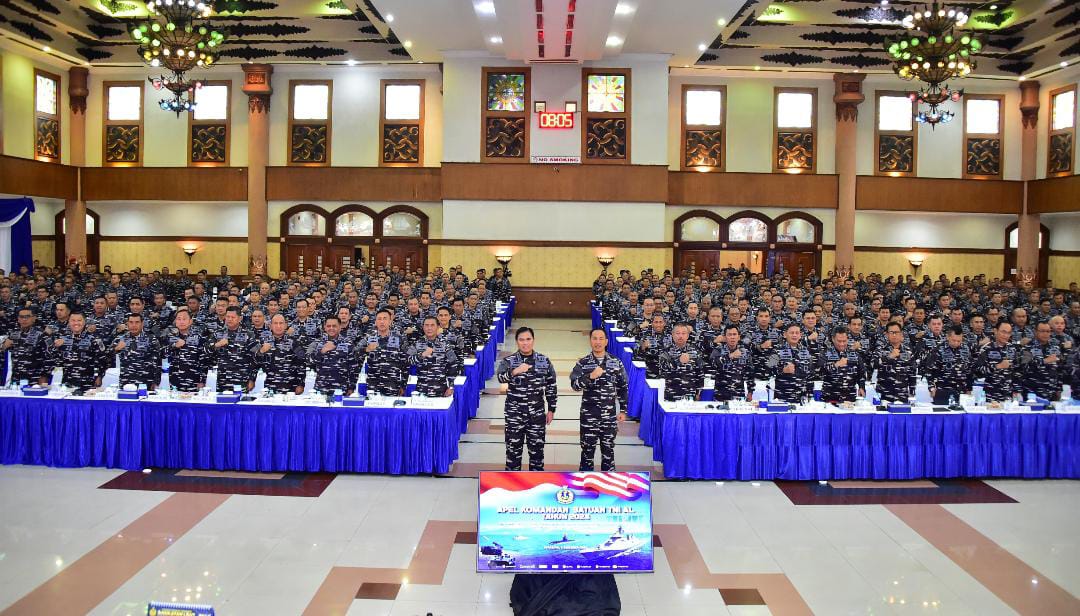 Danlanal Bintan Turut Hadir Pada Apel Komandan Satuan (AKS) di Surabaya