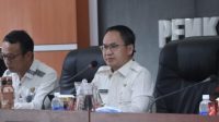 Sekda Saipul Sambut Tim Visitasi Emonev KI Provinsi Lampung Tahun 2024.6 November 2024