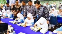 DANLANTAMAL III JAKARTA HADIRI PENINJAUAN DAPUR UMUM DI BRIGIF 1 MARINIR CILANDAK DALAM RANGKA MENDUKUNG PROGRAM PEMERINTAH MAKAN BERGIZI GRATIS