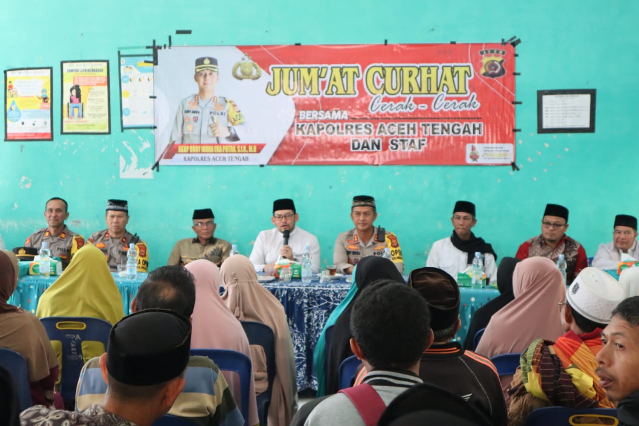 Kakankemenag Apresiasi Program Jumat Curhat Polres Aceh Tengah Mendengarkan Permasalahan Masyarakat