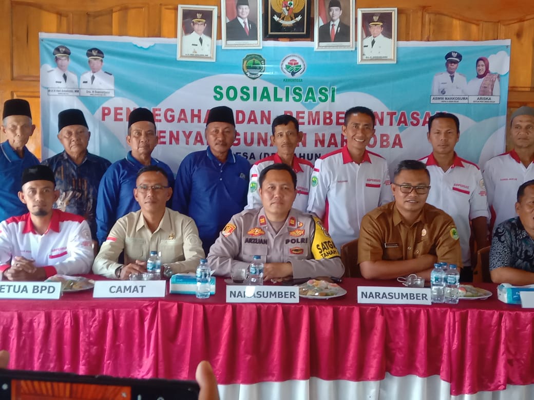 Polsek Tanah Abang Gelar Sosialisasi Pencegahan dan Pemberantasan Narkoba di Desa Raja 