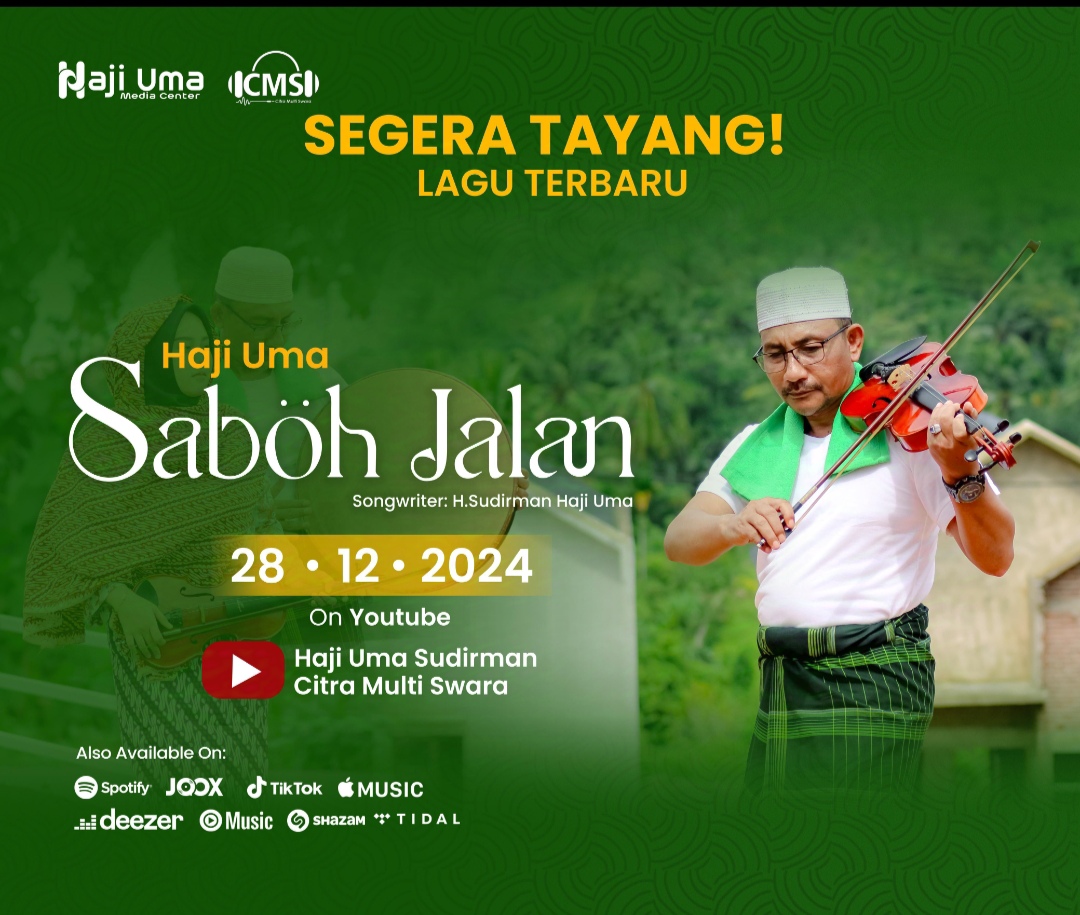 Saboh Jalan, Judul Lagu Terbaru Haji Uma Yang Segera Beredar