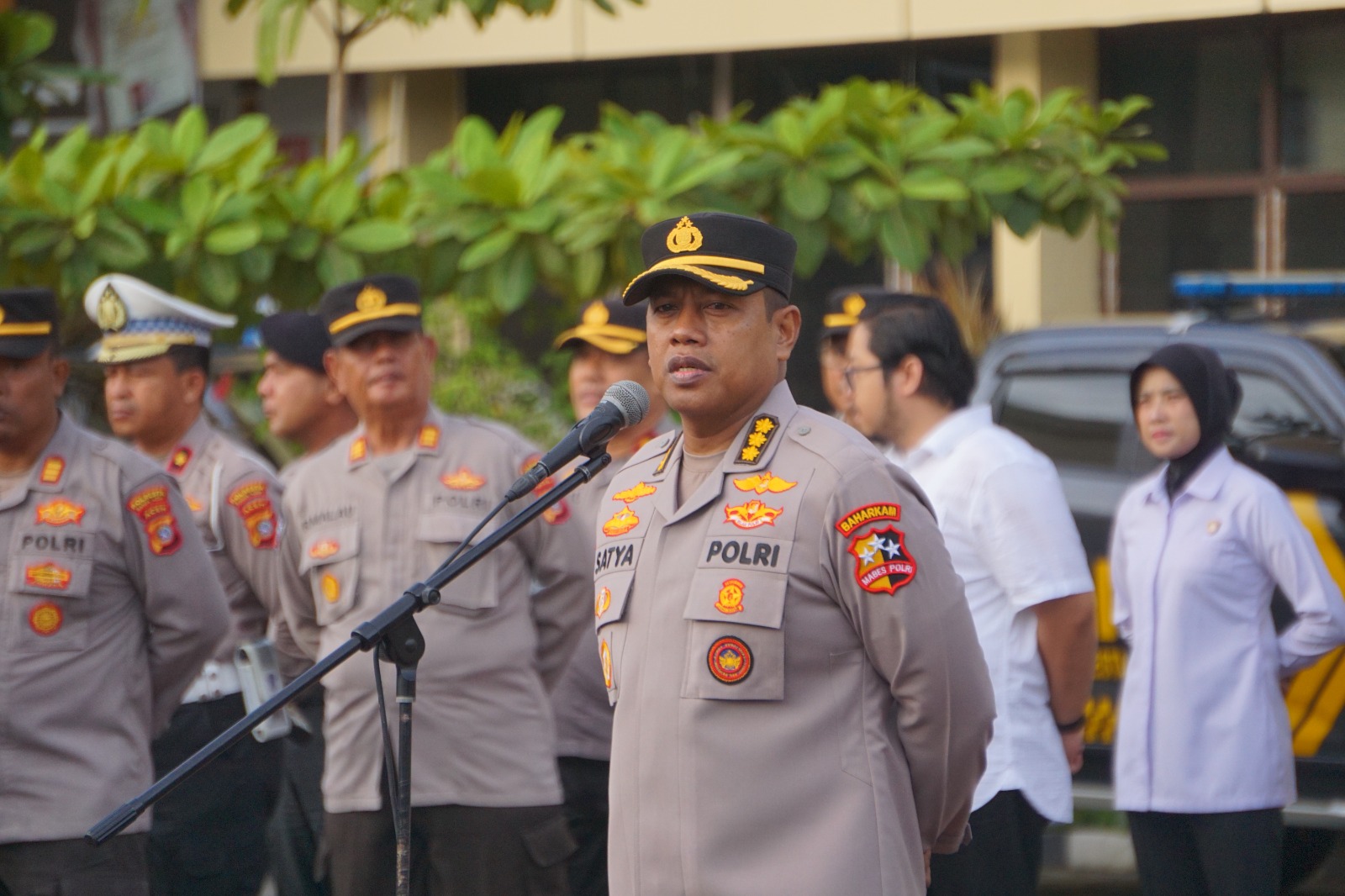 Apel Terakhir Wakapolresta Bersama Personel, Ini Arahannya