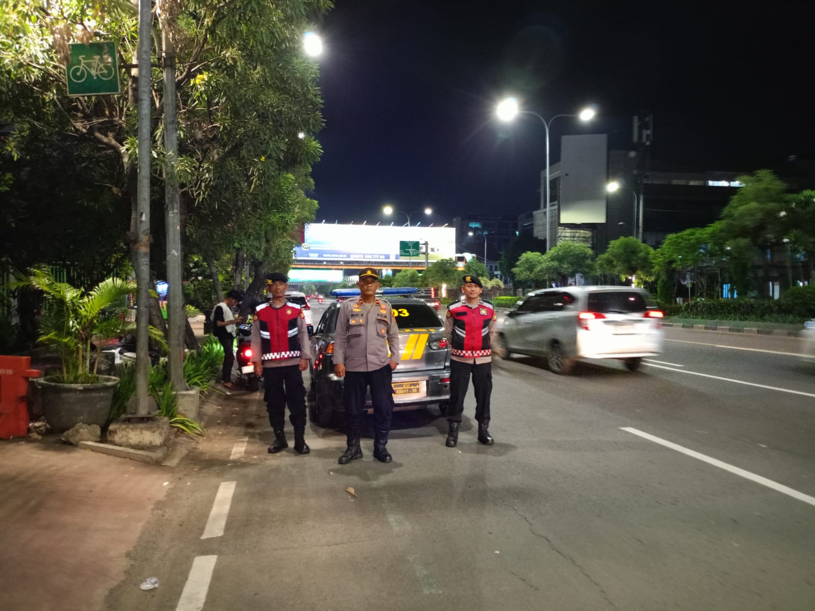 Polsek Bekasi Selatan Gelar Patroli Malam, Antisipasi Guantibmas