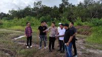 Polsek Penukal Utara Bersama PT LKK, Tinjau Lahan Yang Akan Ditanam Jagung