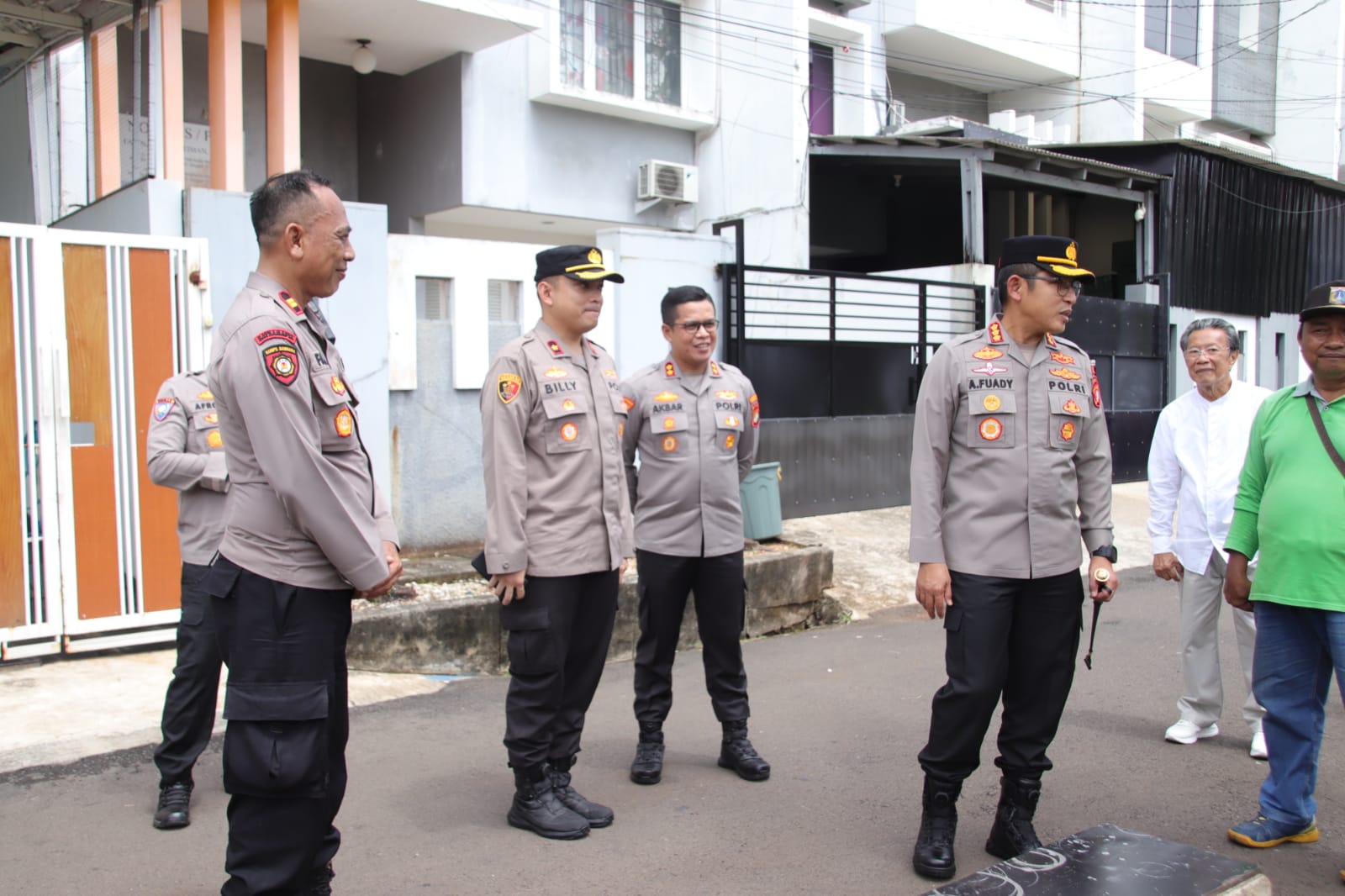 Kapolres Metro Jakarta Utara Lakukan Pengecekan Lahan Pangan di Tanjung Priok