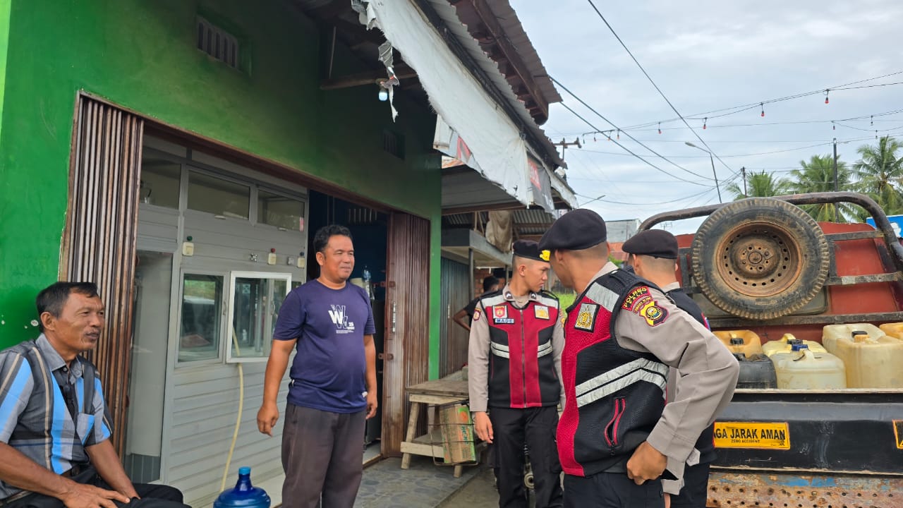 Jaga Stabilitas Keamanan Satuan Samapta Polres PALI Gelar Patroli Perintis Presisi 