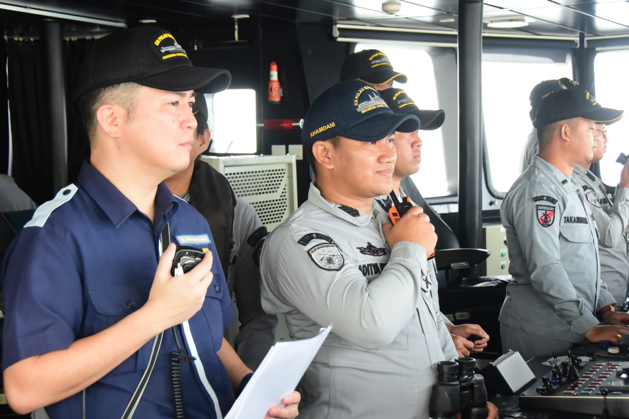 Bakamla RI dan Japan Coast Guard Gelar Passing Exercise