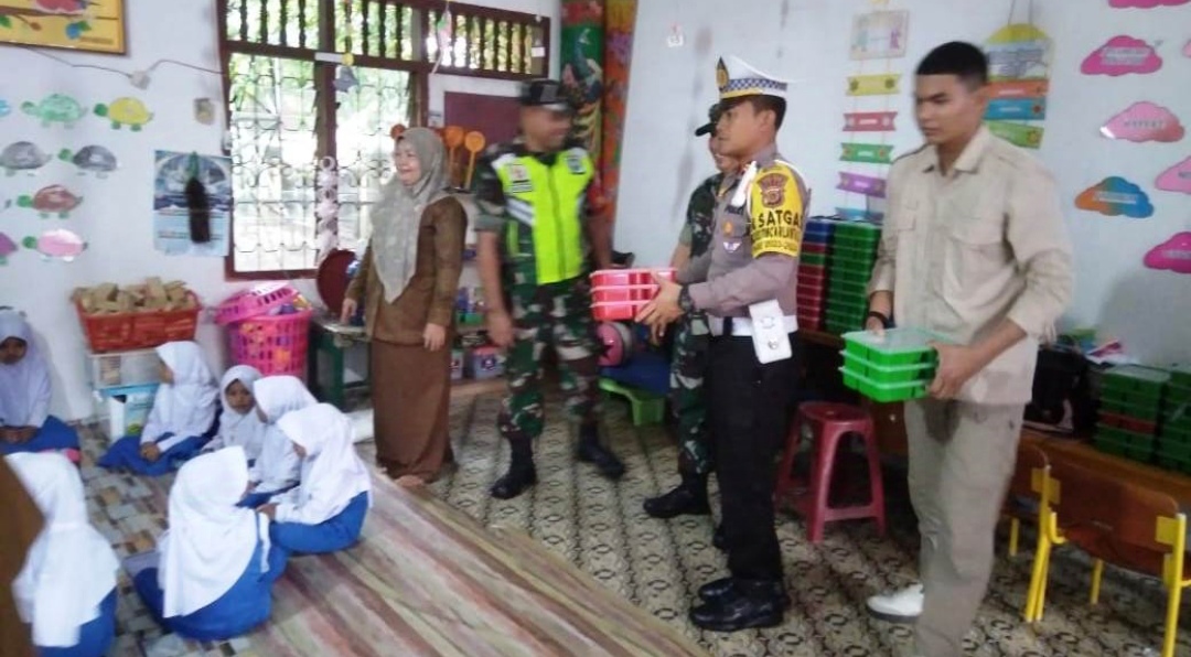 Polres Aceh Timur Dukung Program Makan Bergizi Gratis