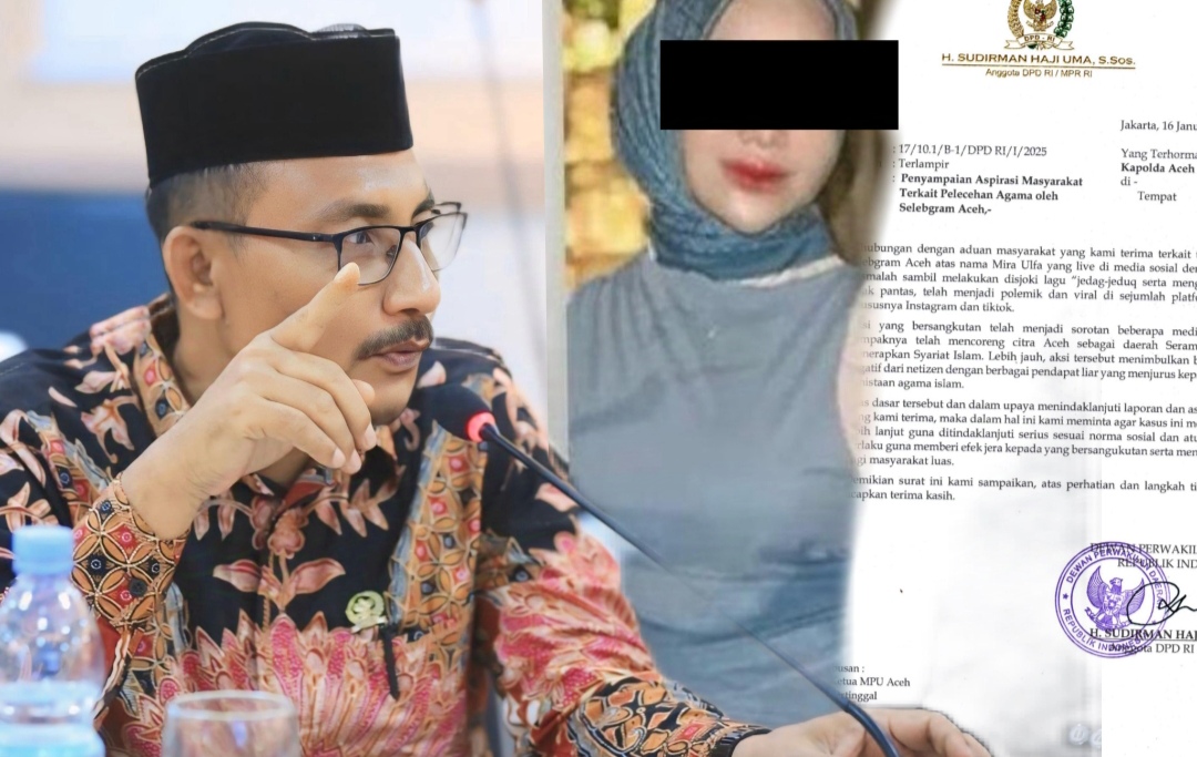 Terkait Pelecehan Agama oleh Selebgram Aceh, Haji Uma Surati MPU dan Polda Aceh