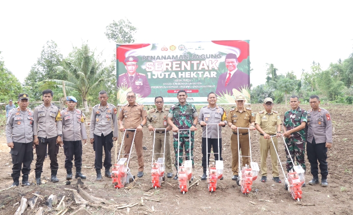 Kolaborasi Polri, Kementan, dan Masyarakat Wujudkan Swasembada Jagung