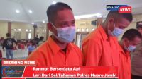 Waspada…! Zulkarnaiin Alias Zul Tersangka Kasus Curanmor Bersenjata Api Kabur Dari Sel Tahanan Polres Muaro Jambi.