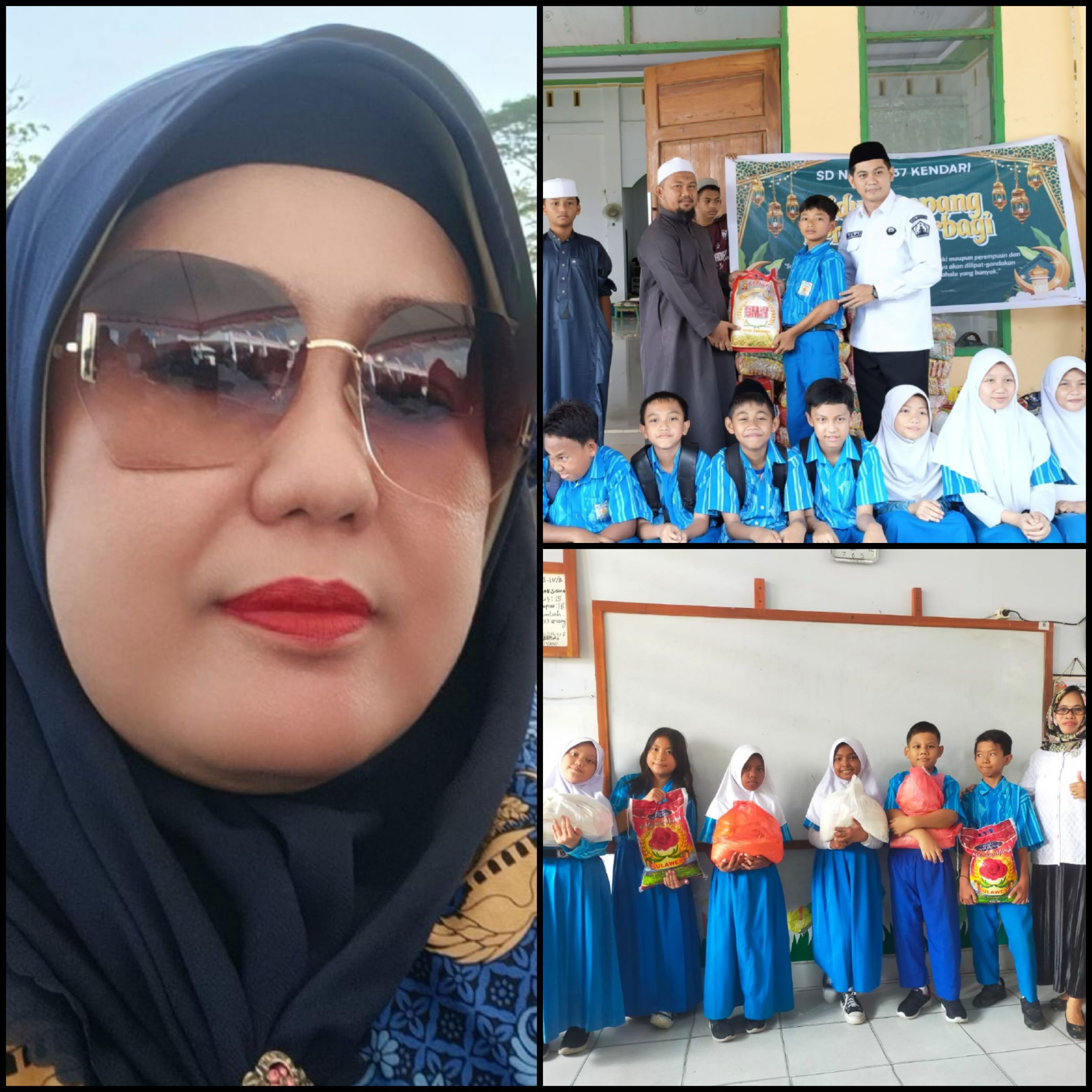 Sekolah Dasar Negeri 37 Kendari, Berbagi Sembako Sekaligus Ucapan Selamat Menyambut Bulan Suci Ramadhan 1446 H/2025 Masehi