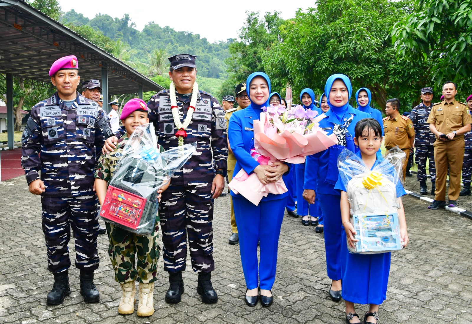 DANLANTAMAL III JAKARTA HADIRI KEGIATAN PROGRAM KETAHANAN PANGAN DI LAMPUNG