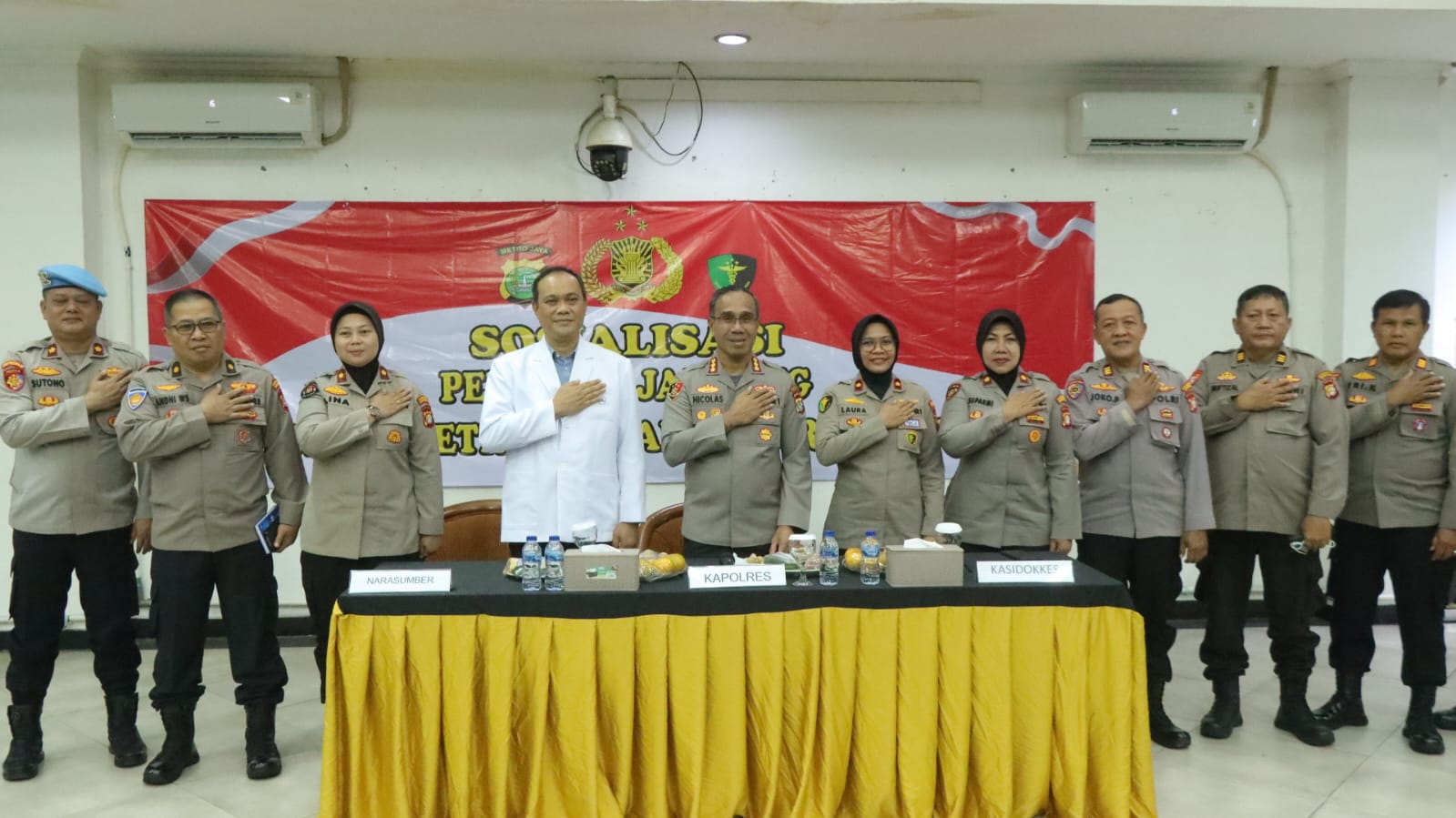 Polres Metro Jakarta Timur Gelar Sosialisasi Kesehatan Jantung dan Pembuluh Darah