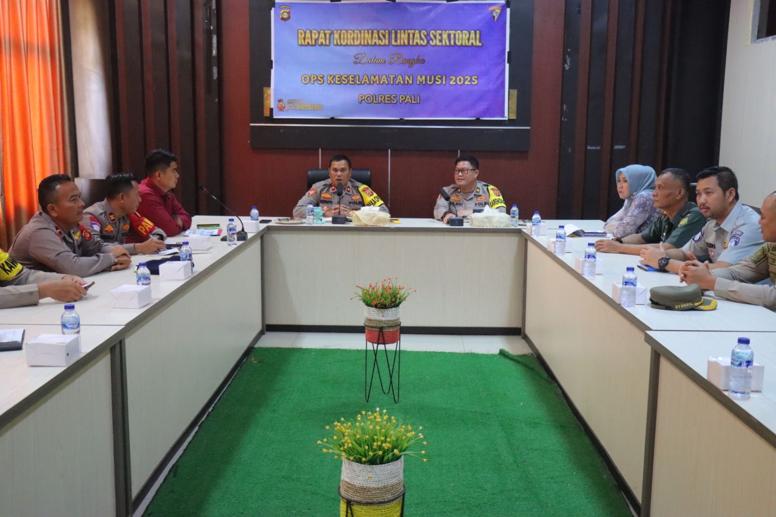 Polres PALI Gelar Rapat Lintas Sektoral Untuk Operasi Keselamatan Musi 2025