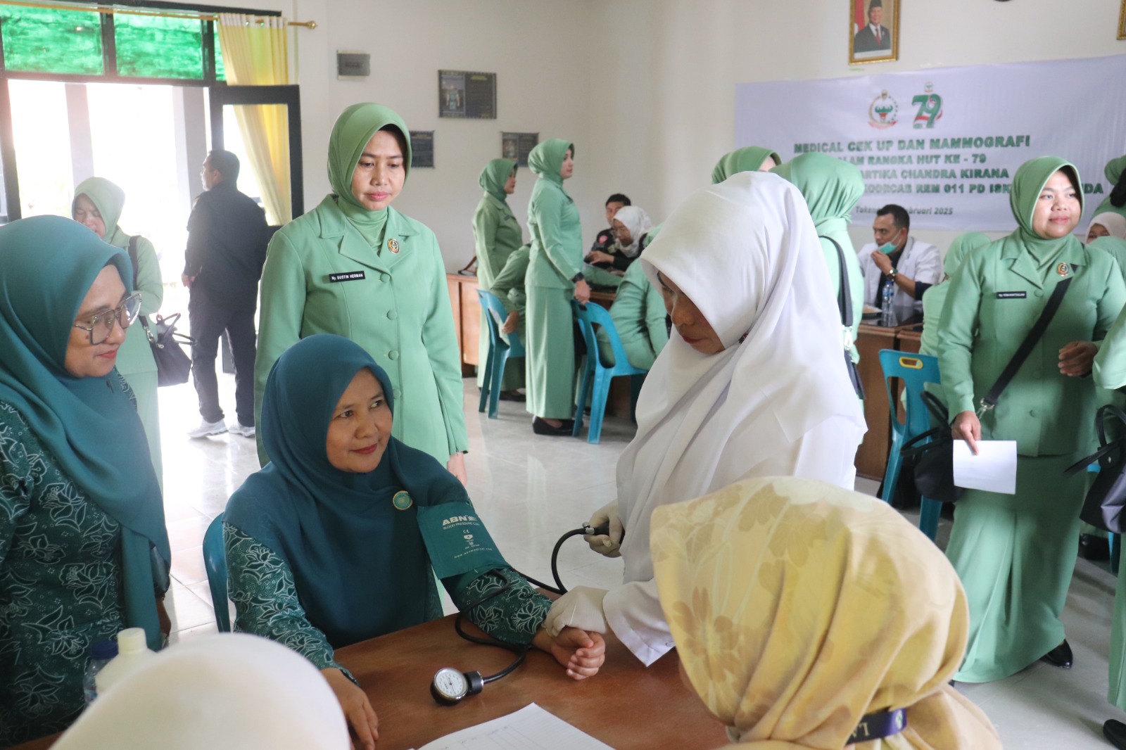 Sambut HUT Persit Ke-79, Kodim 0106 Aceh Tengah Gelar Donor Darah