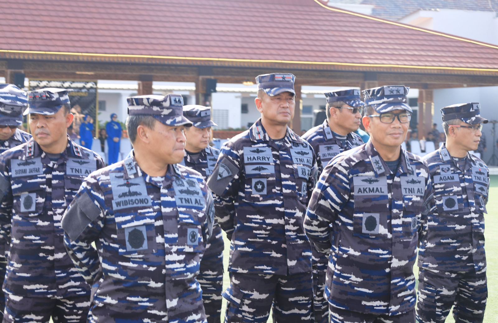 DANLANTAMAL III JAKARTA HADIRI UPACARA PENYAMBUTAN KRI DIPONEGORO (DPN)-365 SATGAS MTF TNI KONGA XXVIII-O UNIFIL TA 2023