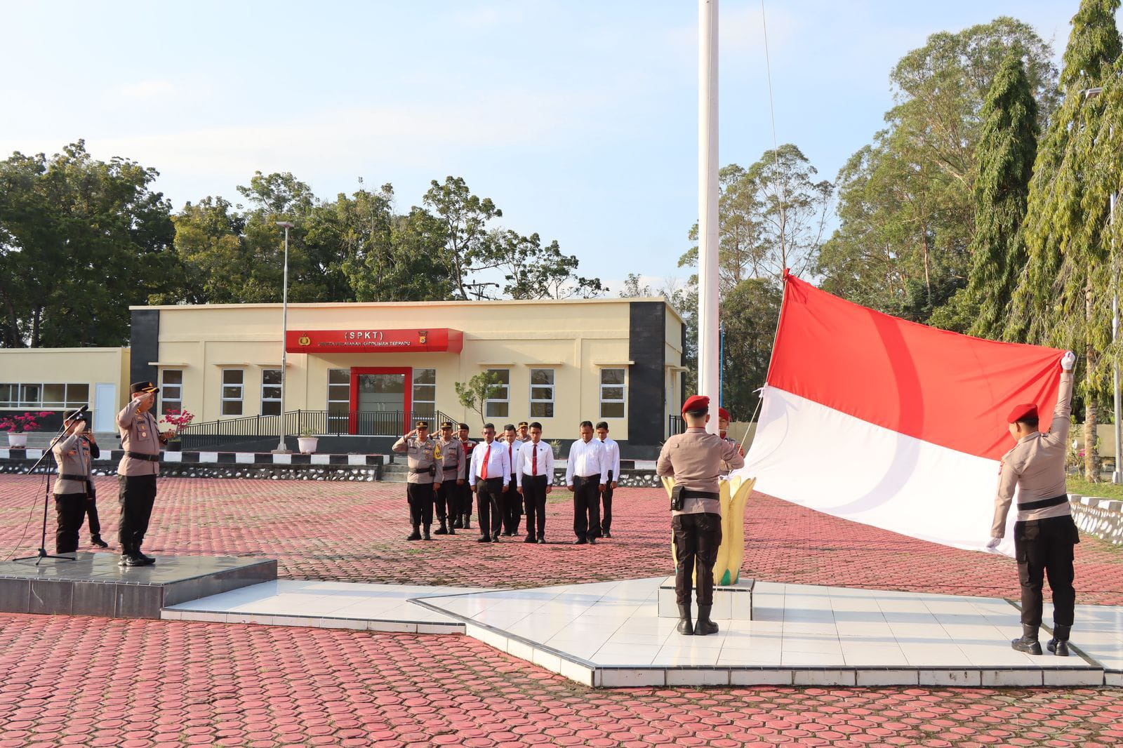 Polres Aceh Besar Gelar Upacara Hari Kesadaran Nasional Tahun 2025