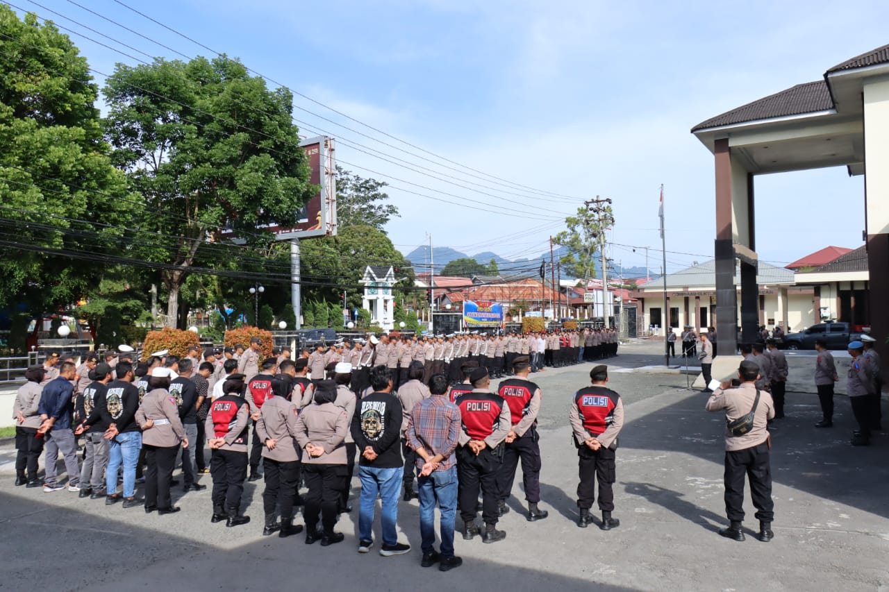 Pelantikan Bupati dan Wakil Bupati Terpilih, Polres Aceh Tengah Kerahkan Ratusan Personil Pengamanan