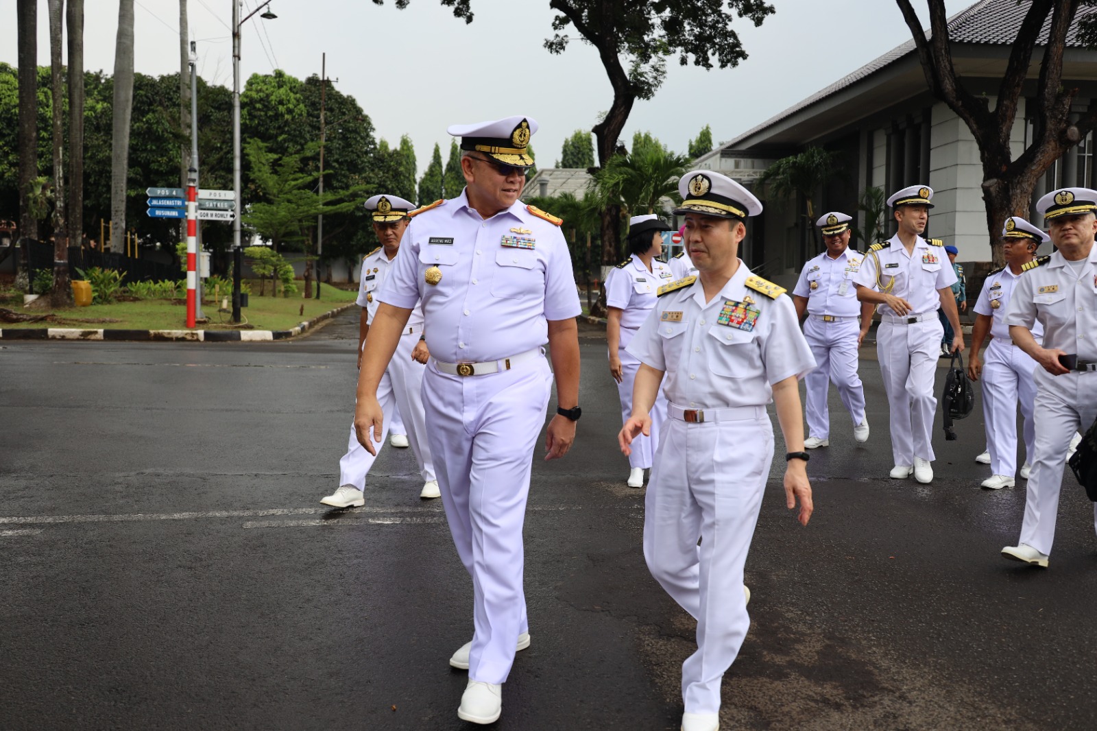 SESKOAL TERIMA KUNJUNGAN DELEGASI ANGKATAN LAUT NEGERI SAKURA