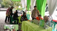 Bhabinkamtibmas Kotabaru Monitoring Giat Donor Darah Warga Harapan Baru