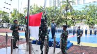 LANTAMAL III JAKARTA LAKSANAKAN APEL GABUNGAN DAN UPACARA BENDERA