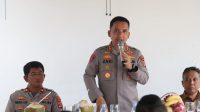 Rombongan Kapolres Lebak Polda Banten dan Ketua Bhayangkari Cabang Lebak kunjungan kerja ke Polsek Zona 2