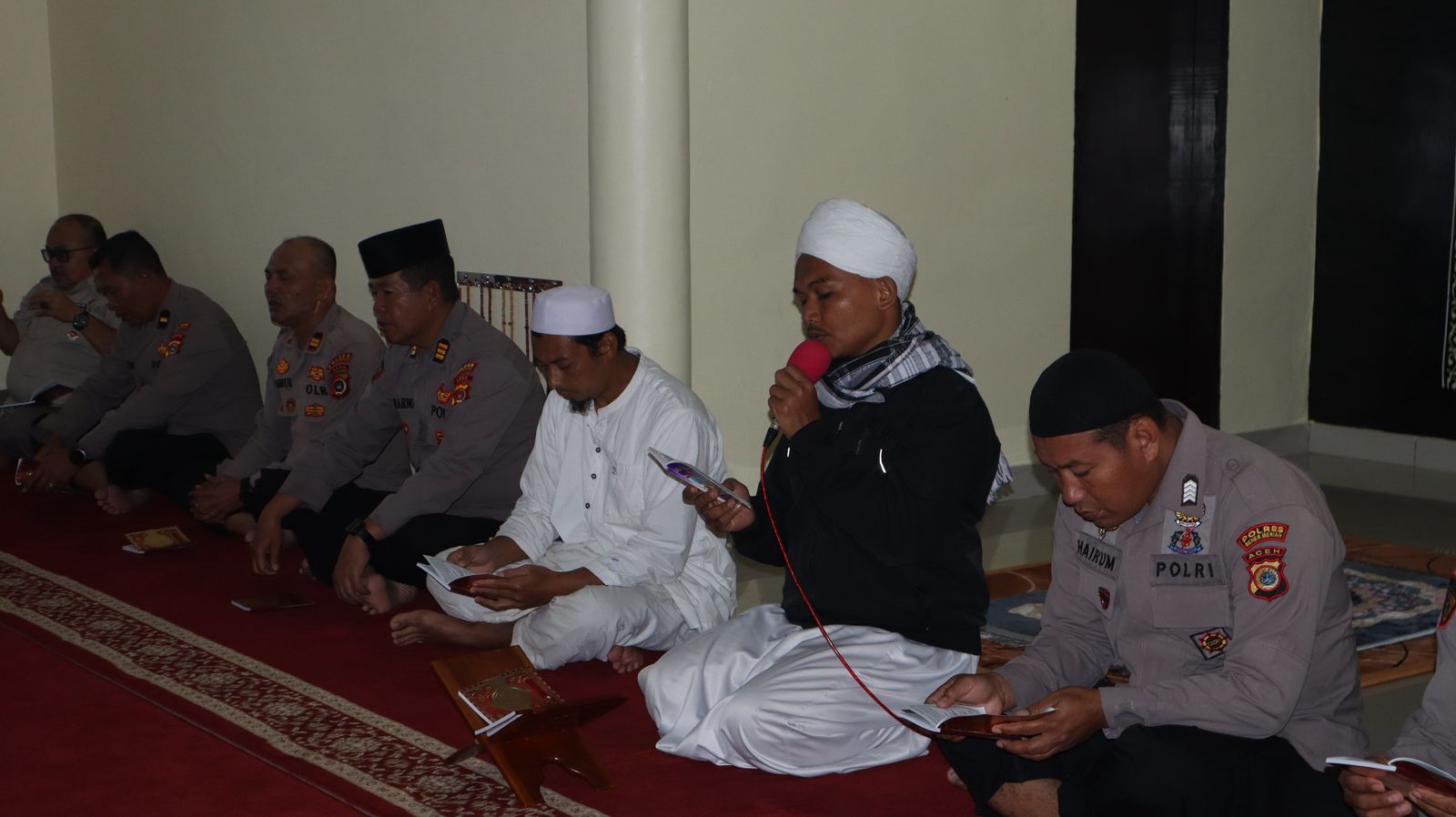 Menyambut Bulan Suci Ramadhan, Personel Polres Bener Meriah Tingkatkan Keimanan dan Ketaqwaan Dengan Binrohtal