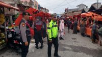 Berikan Rasa Aman Di Hari Meugang, Satlantas Lakukan Pengaturan Di Pasar Dan Pusat Keramaian Masyarakat