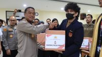 Polres Metro Bekasi Kota Gandeng Mahasiswa dan OKP Gelar Baksos Sambut Ramadhan