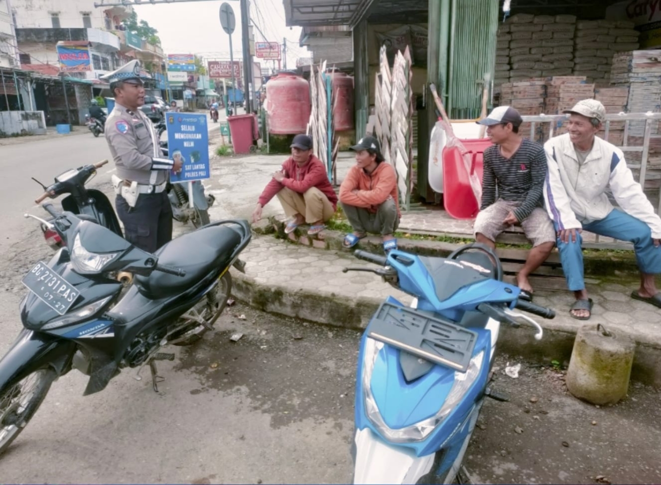 Satlantas Polres PALI Gelar Sosialisasi Keselamatan Berkendara