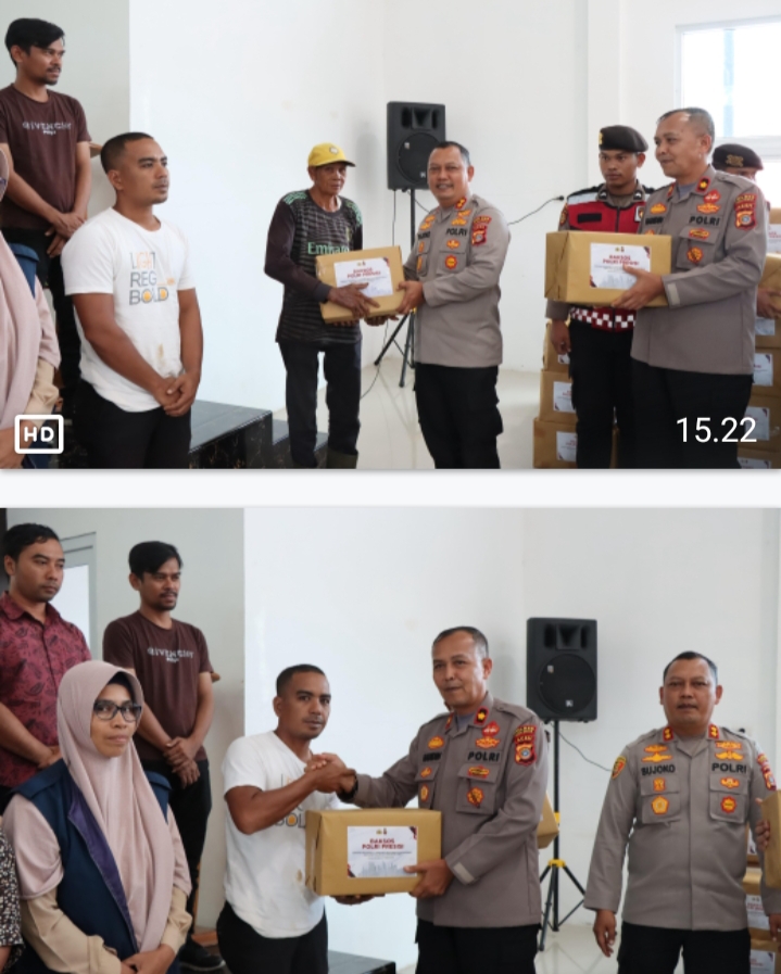 Sambut Bulan Suci Ramadhan,Polres Aceh Besar Gelar Baksos Polri Presisi Bersama Mahasiswa,Aliansi BEM, Insan Pers Dan Masyarakat