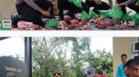 Menyambut Bulan Suci Ramadhan 1446 H, Kapolres Aceh Besar Bagikan Daging Meugang Kepada Personil, Purnawirawan Dan Anak Yatim