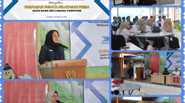 Lapas IIA Parepare Laksanakan Sosialisasi Budaya Pelayanan Prima Perkuat Pembangunan Zona Integritas Menuju WBBM.