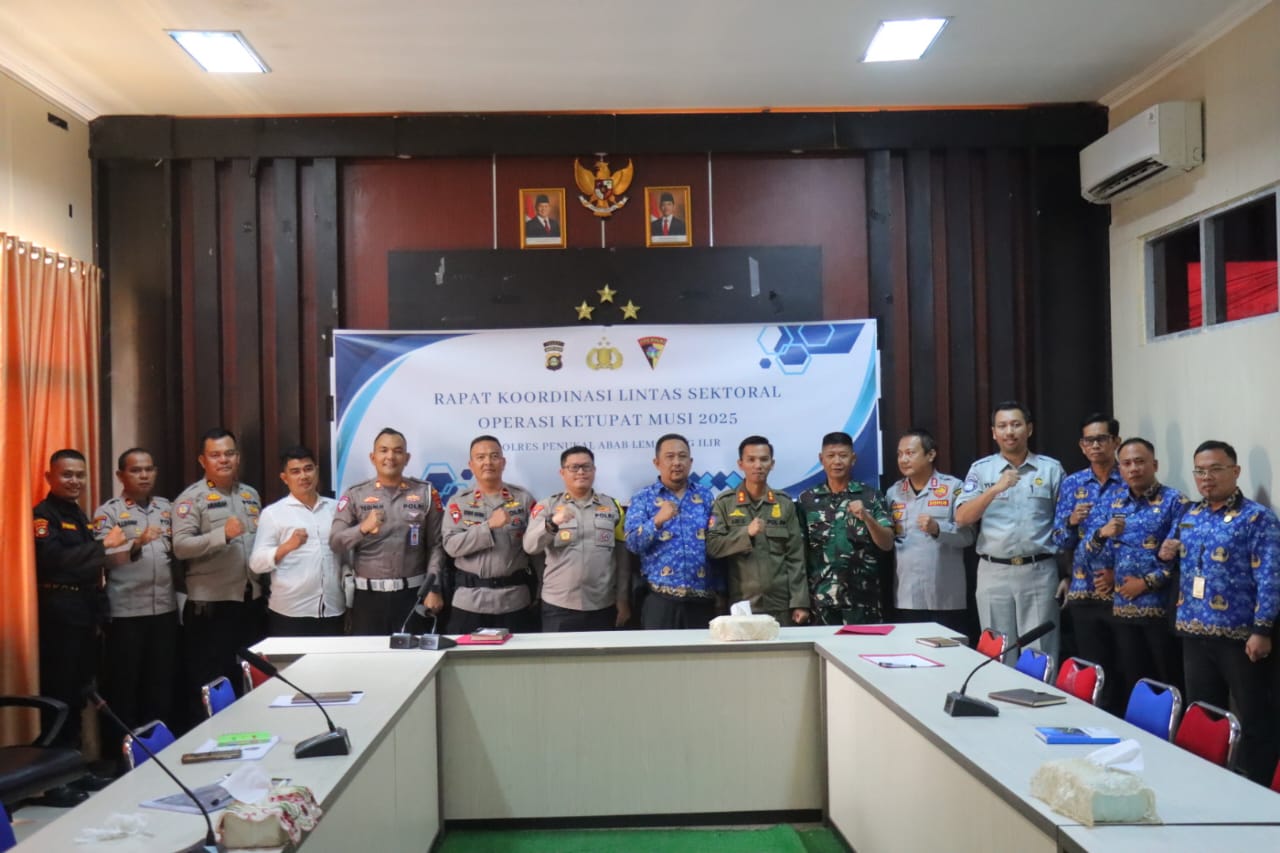 Persiapan Pengamanan Arus Mudik Lebaran Idul Fitri, Polres PALI Gelar  Rakor Linsek