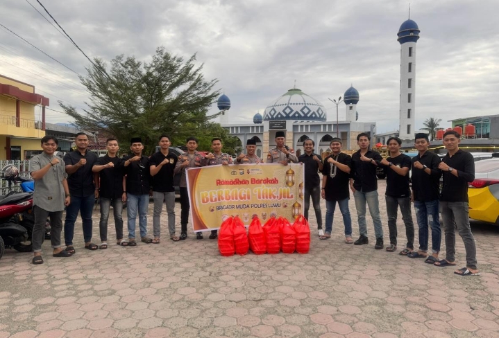 Ramadhan Barokah untuk Masyarakat, Brigadir Muda Polres Luwu Tebar Kebaikan