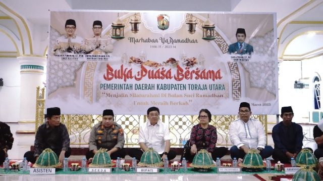 Pererat Silaturahmi dan Raih Keberkahan, Kapolres Toraja Utara Hadiri Buka Puasa Bersama Forkopimda